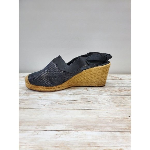 Lauren Ralph Lauren Closed-Toe SlingBack Wedge Sandals‎ Size 8 - Picture 5 of 9